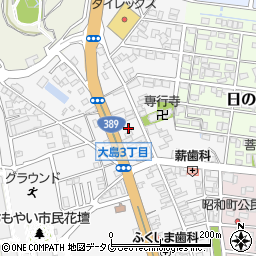 熊本県荒尾市大島町3丁目9周辺の地図