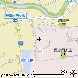 熊本県荒尾市平山1372周辺の地図