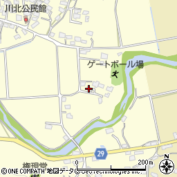 熊本県荒尾市本井手443周辺の地図