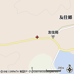 長崎県南松浦郡新上五島町友住郷128周辺の地図