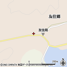 長崎県南松浦郡新上五島町友住郷134周辺の地図