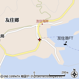 長崎県南松浦郡新上五島町友住郷405周辺の地図