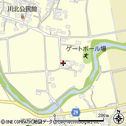 熊本県荒尾市本井手444周辺の地図