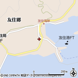 長崎県南松浦郡新上五島町友住郷406周辺の地図