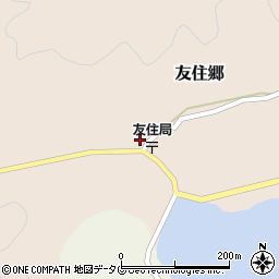 長崎県南松浦郡新上五島町友住郷168周辺の地図