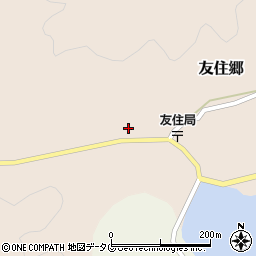 長崎県南松浦郡新上五島町友住郷133周辺の地図