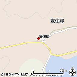 長崎県南松浦郡新上五島町友住郷175周辺の地図