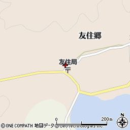 長崎県南松浦郡新上五島町友住郷316周辺の地図