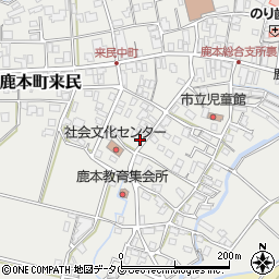 熊本県山鹿市鹿本町来民1520-5周辺の地図