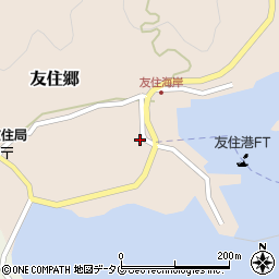 長崎県南松浦郡新上五島町友住郷66周辺の地図