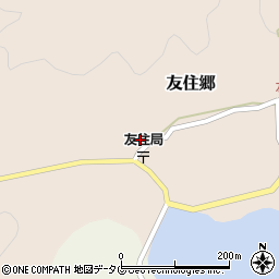 長崎県南松浦郡新上五島町友住郷156周辺の地図