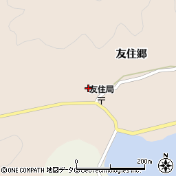 長崎県南松浦郡新上五島町友住郷154周辺の地図