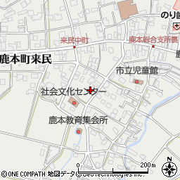 熊本県山鹿市鹿本町来民1520-6周辺の地図
