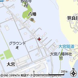 大分県佐伯市戸穴36周辺の地図