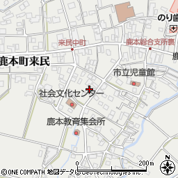 熊本県山鹿市鹿本町来民1520-7周辺の地図