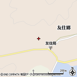 長崎県南松浦郡新上五島町友住郷141周辺の地図