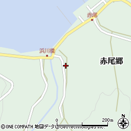 長崎県南松浦郡新上五島町赤尾郷489周辺の地図