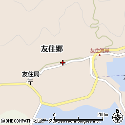 長崎県南松浦郡新上五島町友住郷296周辺の地図