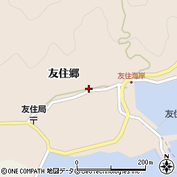 長崎県南松浦郡新上五島町友住郷286周辺の地図