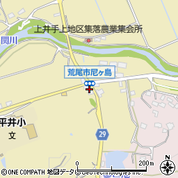 熊本県荒尾市上井手1190周辺の地図