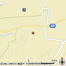 熊本県菊池市原1505周辺の地図