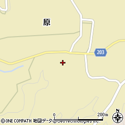 熊本県菊池市原1506周辺の地図