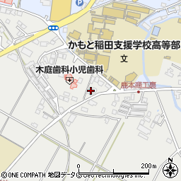 ポーラ化粧品鹿本営業所周辺の地図