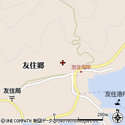 長崎県南松浦郡新上五島町友住郷265周辺の地図