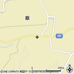 熊本県菊池市原1508周辺の地図
