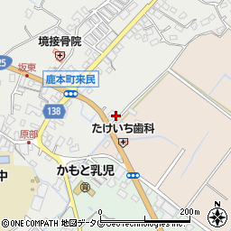 熊本県山鹿市鹿本町来民1265周辺の地図