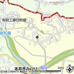熊本県荒尾市本井手219-2周辺の地図