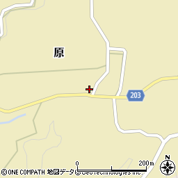 熊本県菊池市原1443周辺の地図