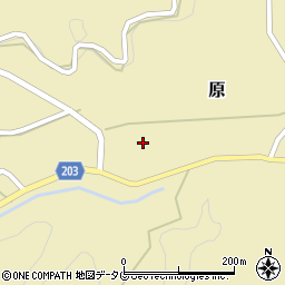 熊本県菊池市原1464周辺の地図