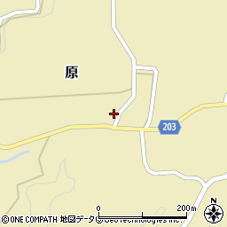 熊本県菊池市原1442周辺の地図