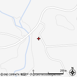 大分県竹田市久住町大字白丹1108-2周辺の地図