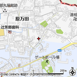 熊本県荒尾市原万田597周辺の地図