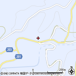 熊本県菊池市日生野周辺の地図