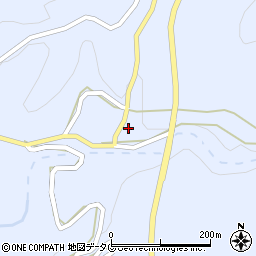 熊本県菊池市原2505周辺の地図