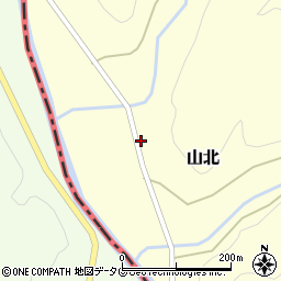 高知県宿毛市山北593周辺の地図