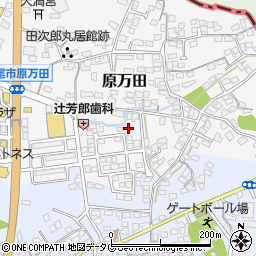 熊本県荒尾市原万田603-14周辺の地図