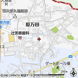 熊本県荒尾市原万田602周辺の地図