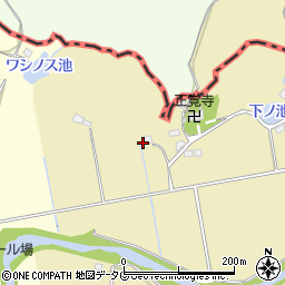 熊本県荒尾市上井手365周辺の地図