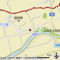 熊本県荒尾市上井手250周辺の地図