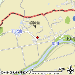 熊本県荒尾市上井手244周辺の地図