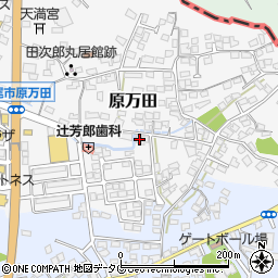熊本県荒尾市原万田603周辺の地図