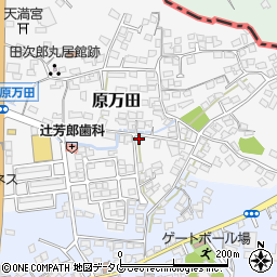 熊本県荒尾市原万田602-7周辺の地図