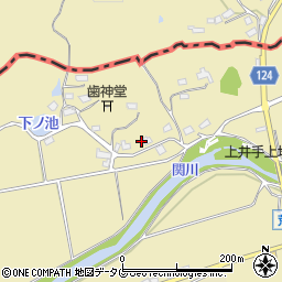 熊本県荒尾市上井手247周辺の地図