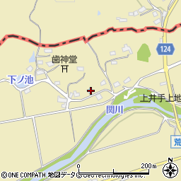 熊本県荒尾市上井手246周辺の地図