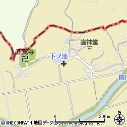 熊本県荒尾市上井手221周辺の地図