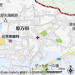 熊本県荒尾市原万田599周辺の地図